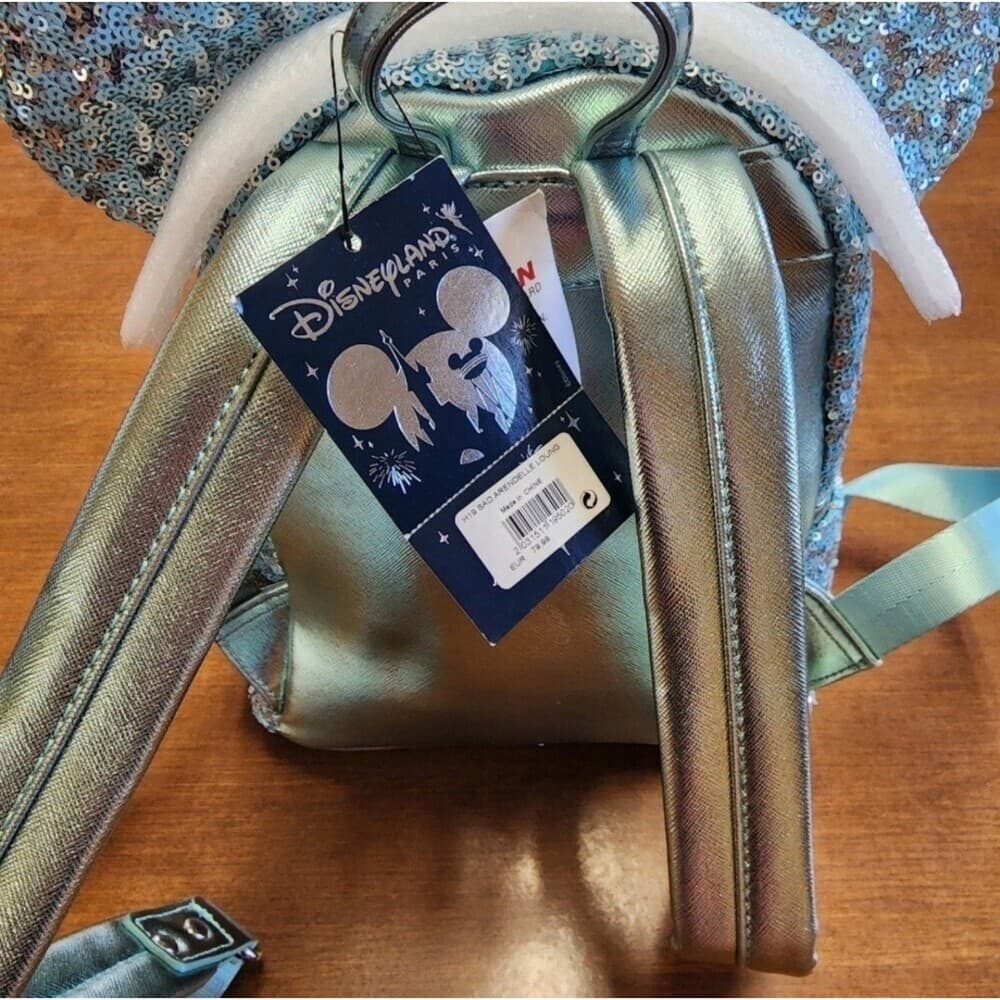 Loungefly Disney Parks Arendelle Aqua Frozen Mini Backpack - Thumbnail 4