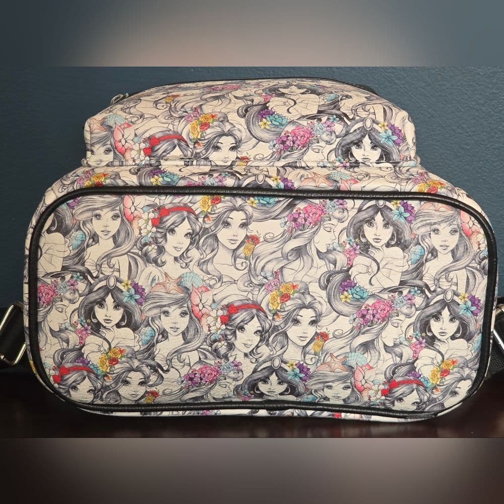 Loungefly Disney Parks Princess AOP Backpack, Wallet, and Pouch Set - Thumbnail 5
