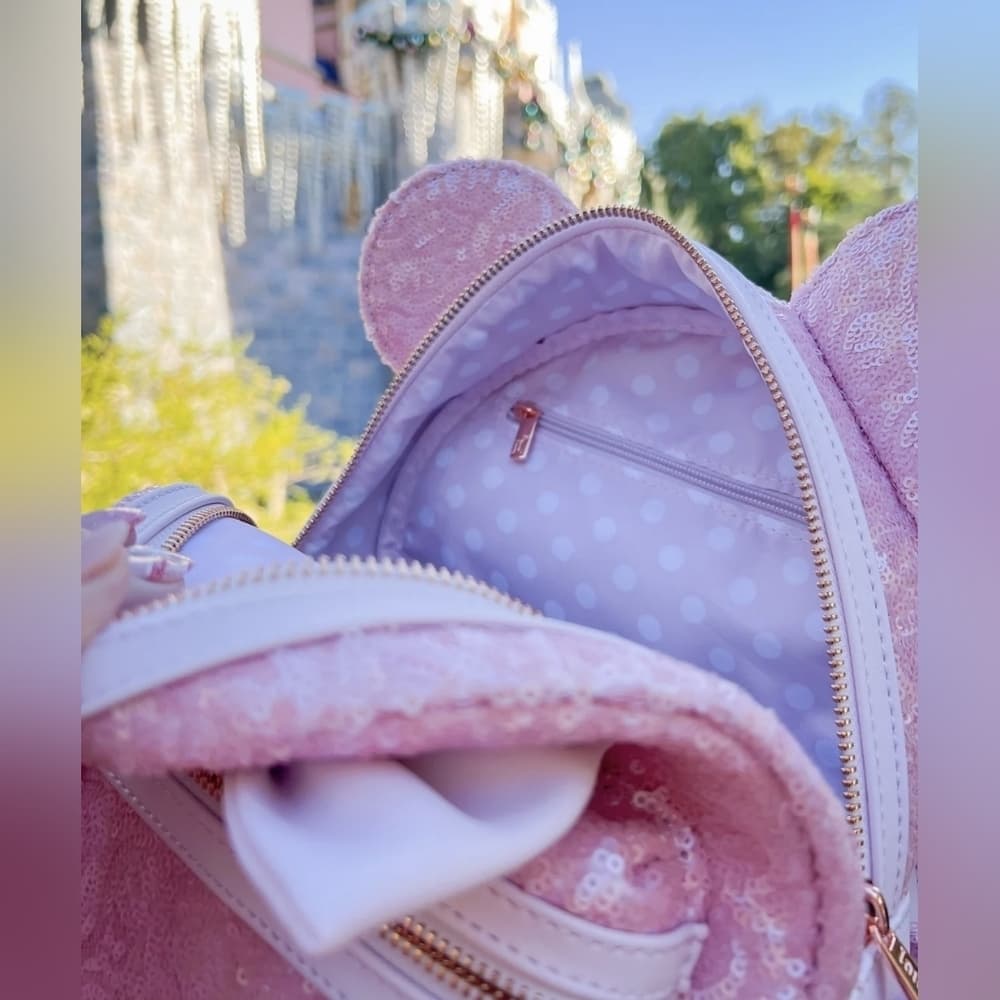 Loungefly Disney Cotton Candy Sequin Backpack - Thumbnail 7
