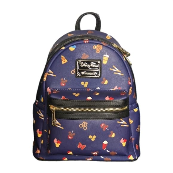 Loungefly OG Disney Parks Limited Release Food Icons Snacks Mini Backpack RARE - Thumbnail 8