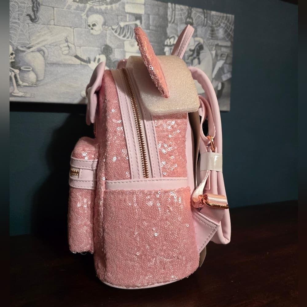 Loungefly Disney Cotton Candy Sequin Backpack - Thumbnail 4