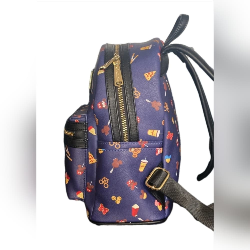 Loungefly OG Disney Parks Limited Release Food Icons Snacks Mini Backpack RARE - Thumbnail 2