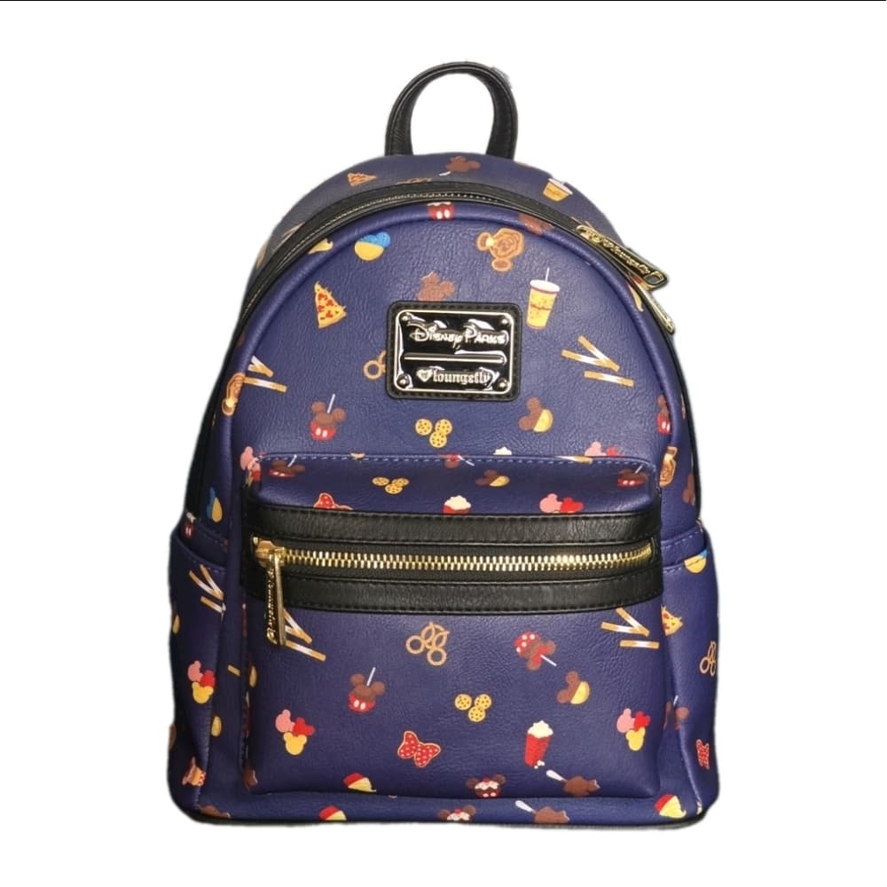 Loungefly OG Disney Parks Limited Release Food Icons Snacks Mini Backpack RARE - Thumbnail 7