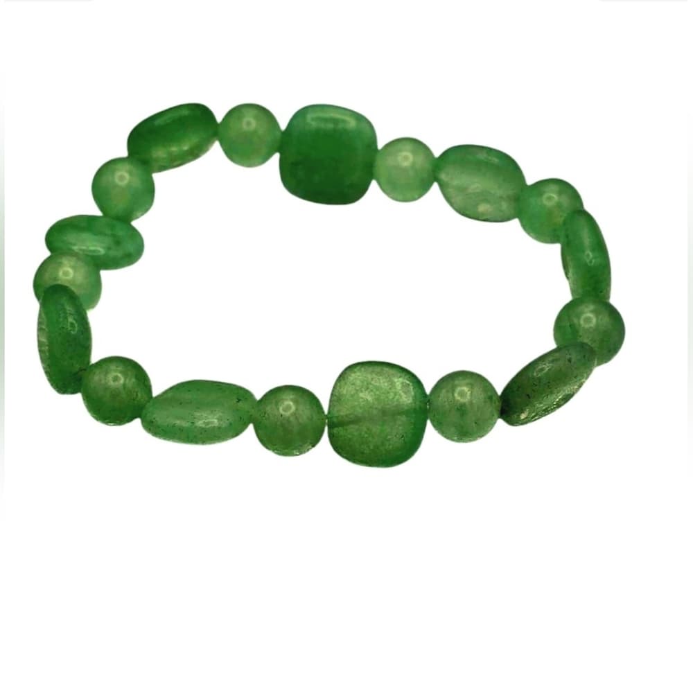 Jadeite 3 Piece Jewelry Set Necklace Bracelet Earrings - Thumbnail 3