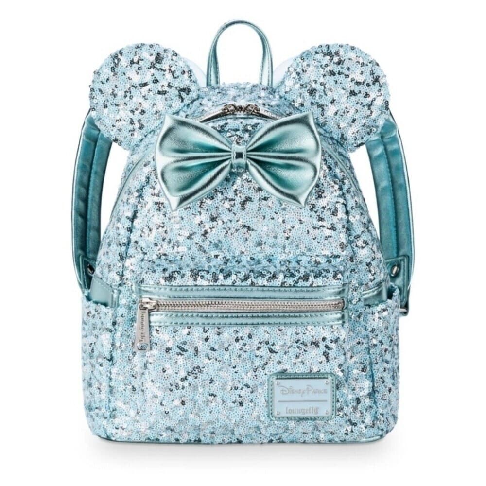 Loungefly Disney Parks Arendelle Aqua Frozen Mini Backpack - Thumbnail 7