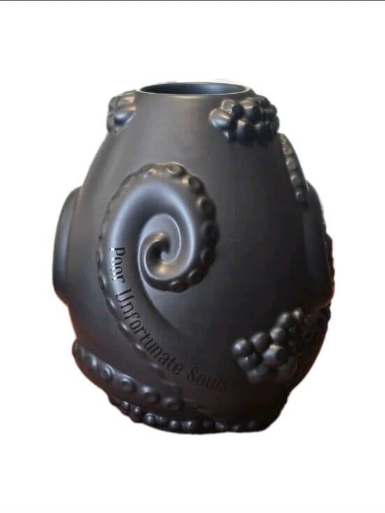 Disney Parks Villains Ursula "Poor Unfortunate Souls" Black Tentacle Vase - Thumbnail 9