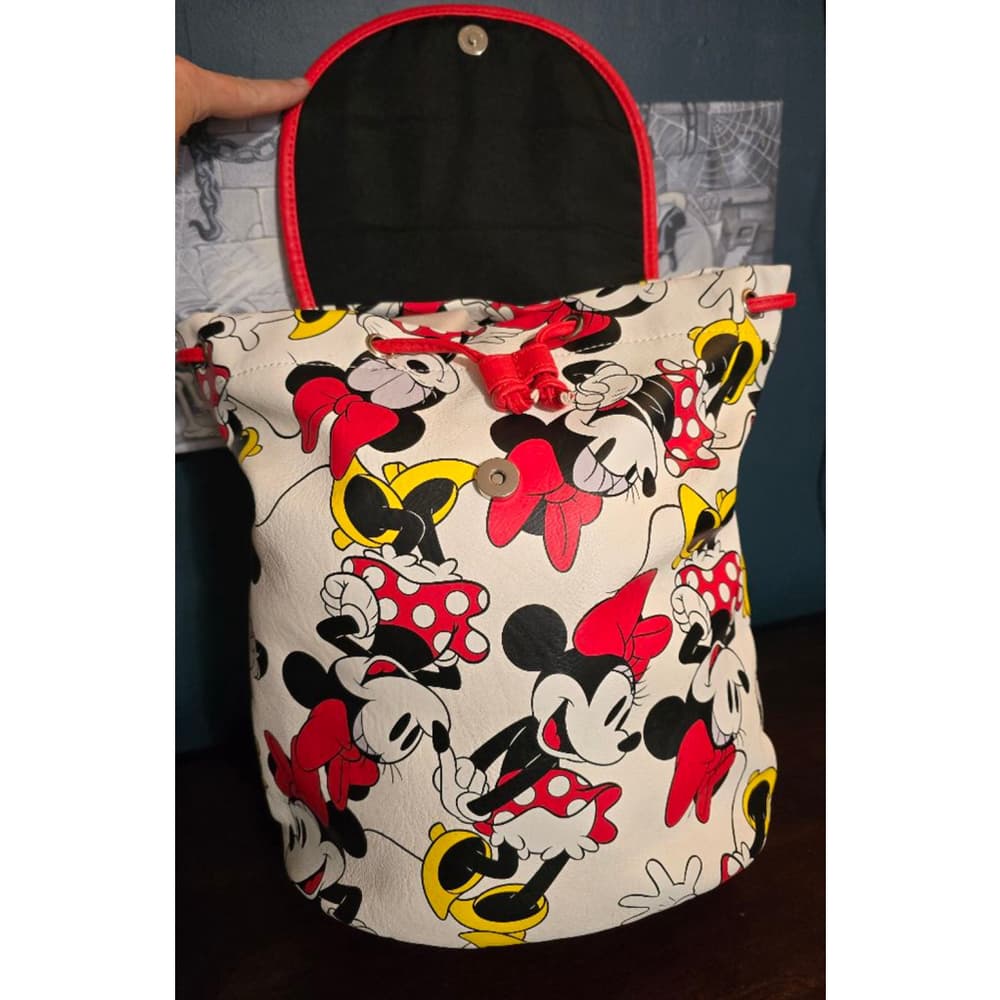 Loungefly ❤️ Logo Disney Minnie Mouse Drawstring Backpack - Thumbnail 3