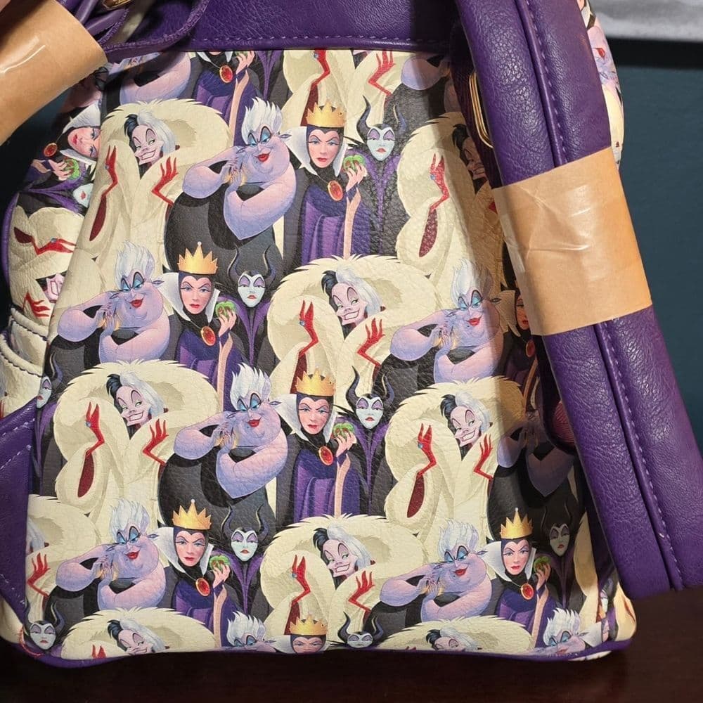 Loungefly Disney Parks Pastel Villains AOP Backpack and Wallet Set - Thumbnail 4