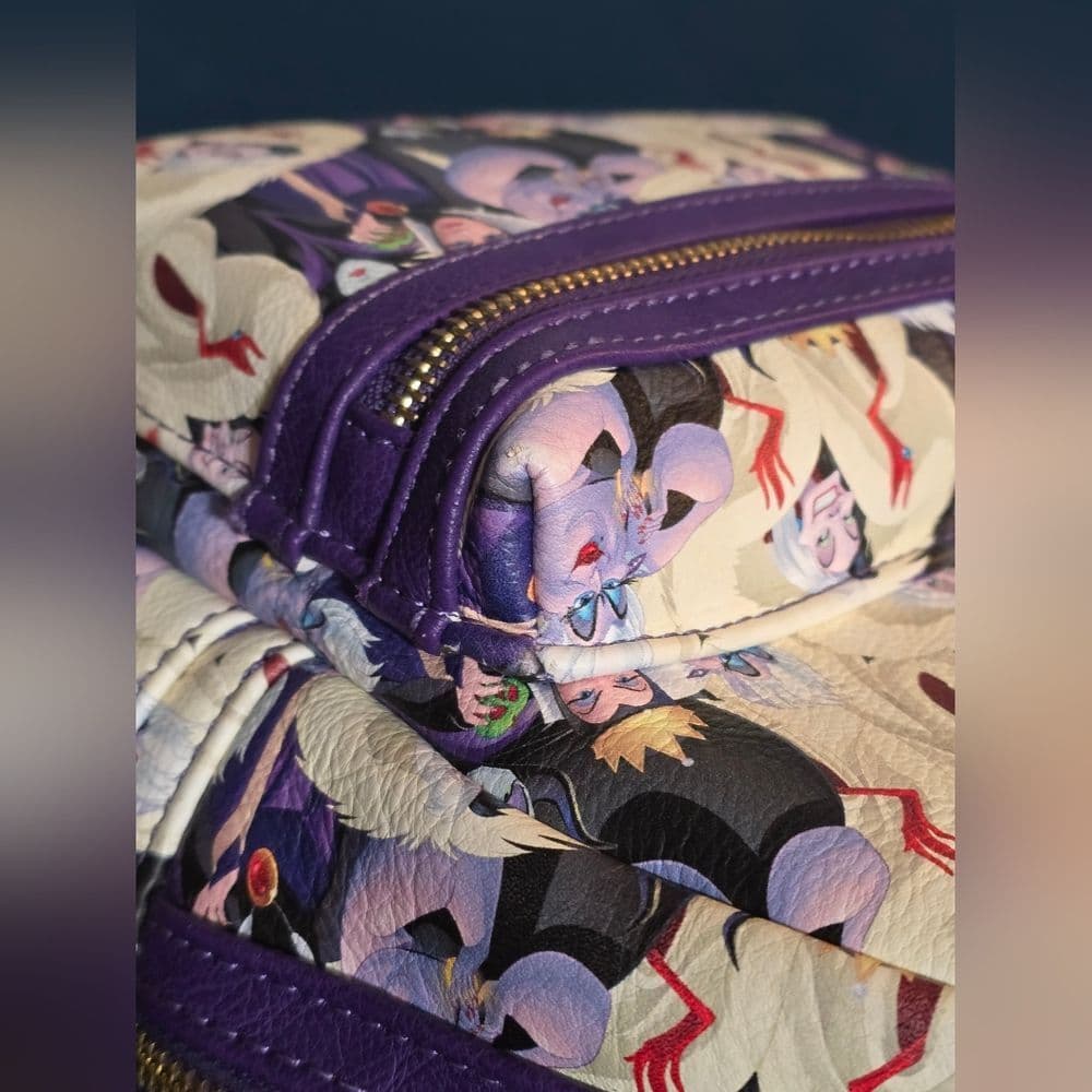 Loungefly Disney Parks Pastel Villains AOP Backpack and Wallet Set - Thumbnail 12