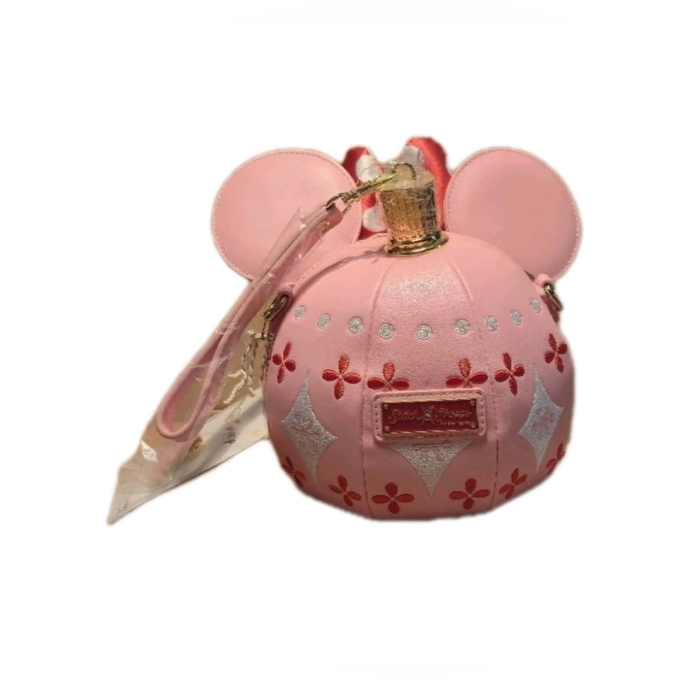 Disney Loungefly Stitch Shoppe Minnie Mouse Ornament Crossbody Bag W/Pin - Thumbnail 5