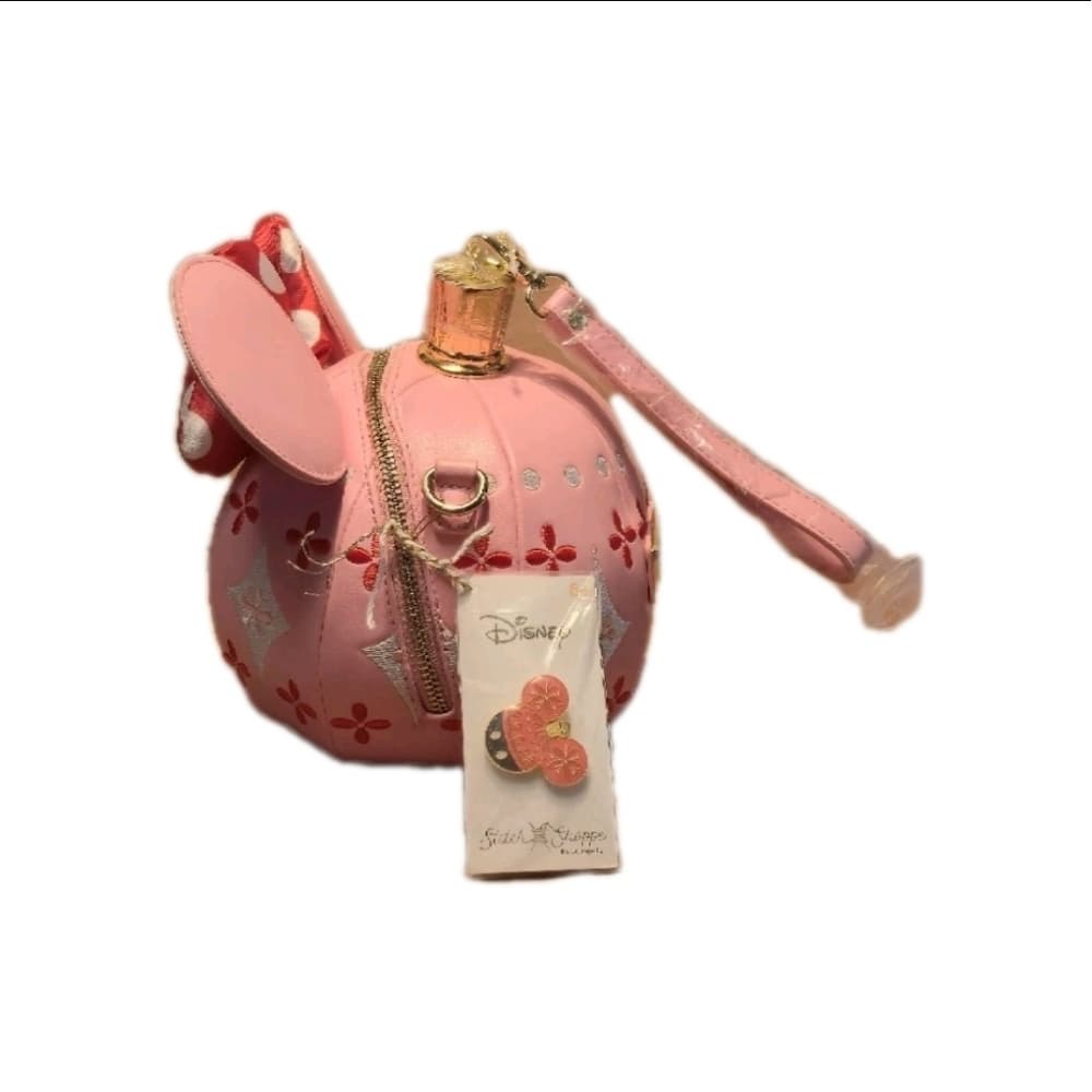 Disney Loungefly Stitch Shoppe Minnie Mouse Ornament Crossbody Bag W/Pin - Thumbnail 3