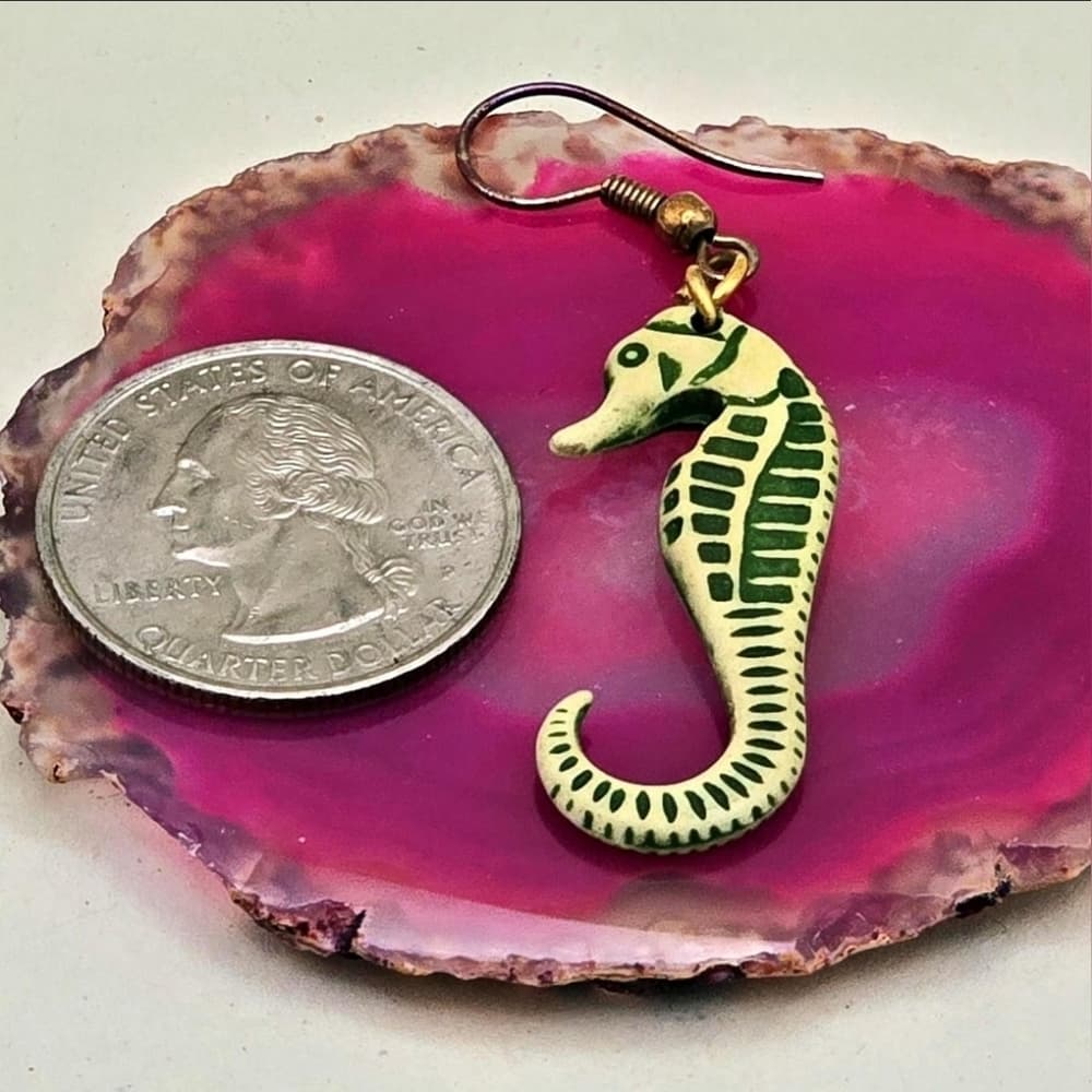 Seahorse Earrings - Thumbnail 2