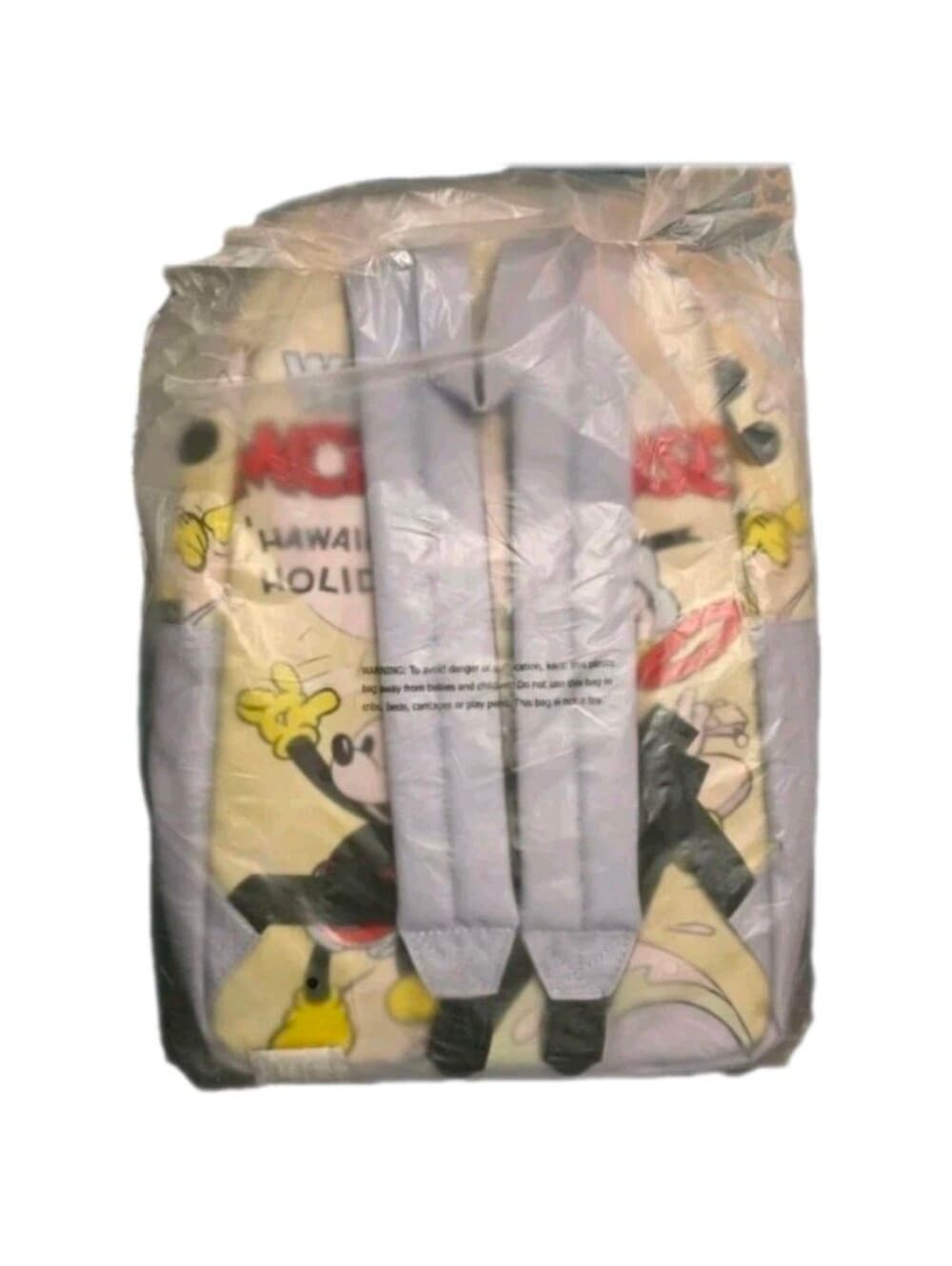 Loungefly Disney Mickey Hawaiian Holiday Nylon Backpack OG Heart Logo NWT Sealed - Thumbnail 2