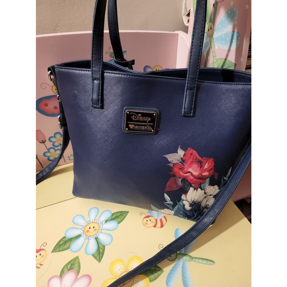 Loungefly Disney Snow White Evil Queen Floral Tote - BoxLunch Exclusive - Thumbnail 2