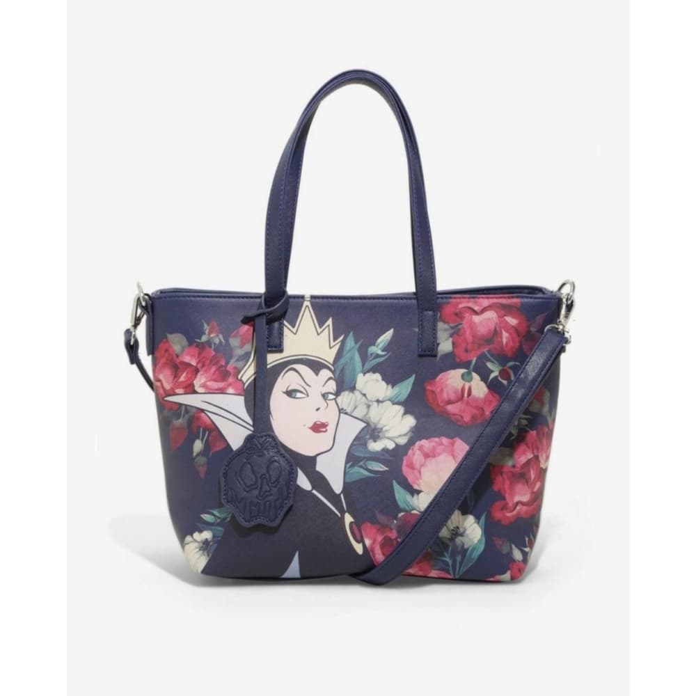 Loungefly Disney Snow White Evil Queen Floral Tote - BoxLunch Exclusive - Thumbnail 12