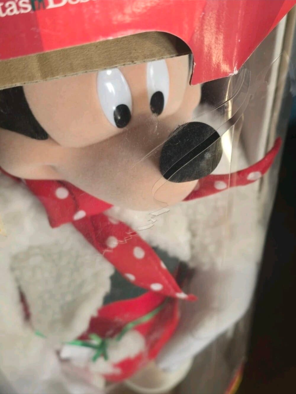 Vtg 1997 Santa's Best Minnie Mouse Let's Twist Again Animated for Parts/Repair - Thumbnail 3