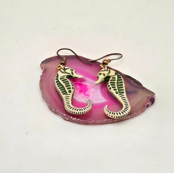 Seahorse Earrings - Thumbnail 5