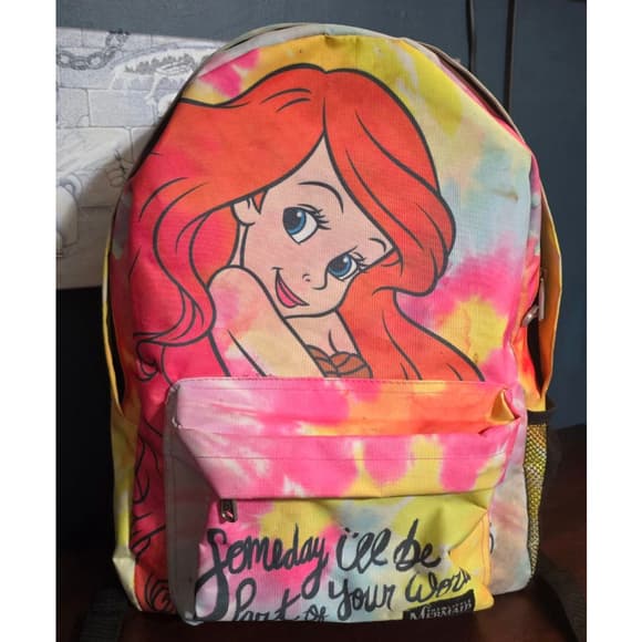 Loungefly ❤️ Logo Disney The Little Mermaid Ariel Tie Dye Backpack - Thumbnail 14