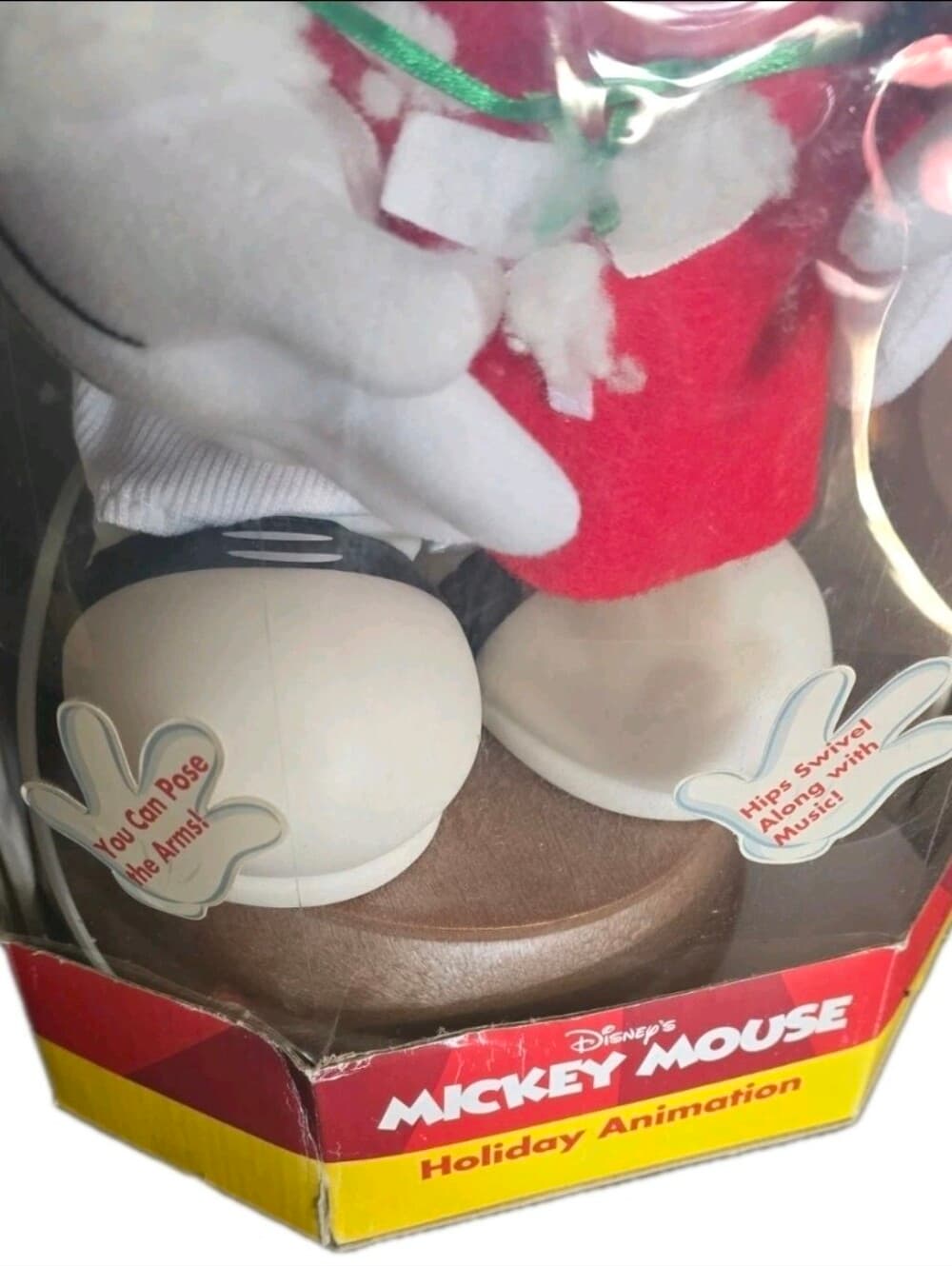 Vtg 1997 Santa's Best Minnie Mouse Let's Twist Again Animated for Parts/Repair - Thumbnail 4