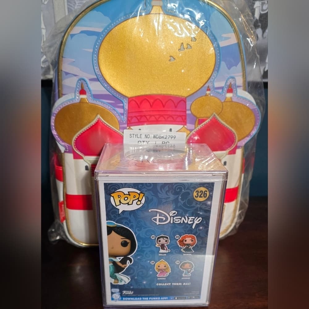 Loungefly Disney Aladdin LE Backpack and Jasmine Pop! - Thumbnail 10
