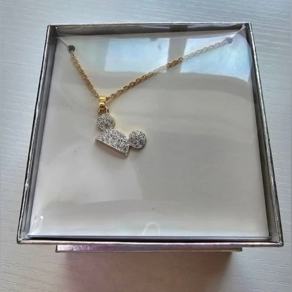 Disney Mickey Mouse Crystal Necklace - Thumbnail 3