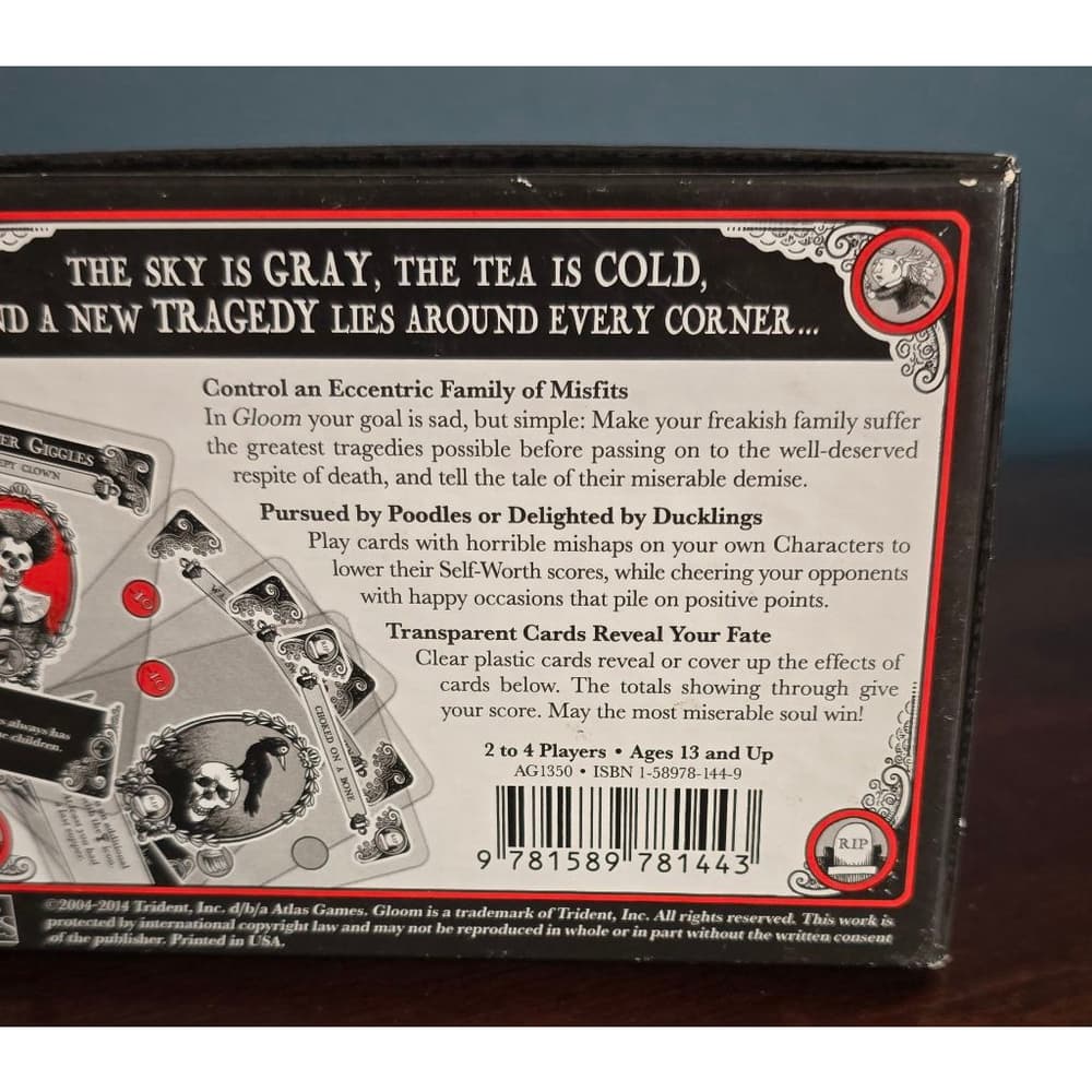 Gloom Second Edition Card Game - Thumbnail 2