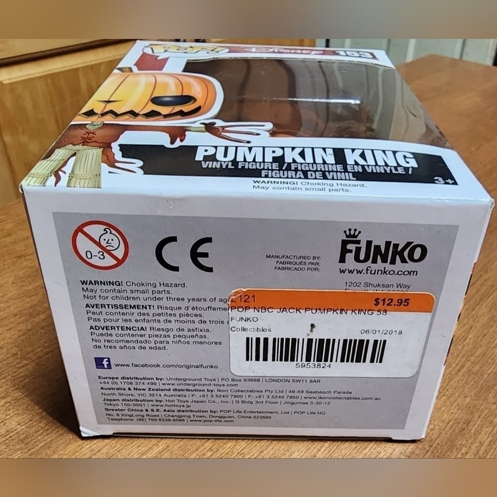 Funko POP! #153 Disney NBC Pumpkin King - Thumbnail 6