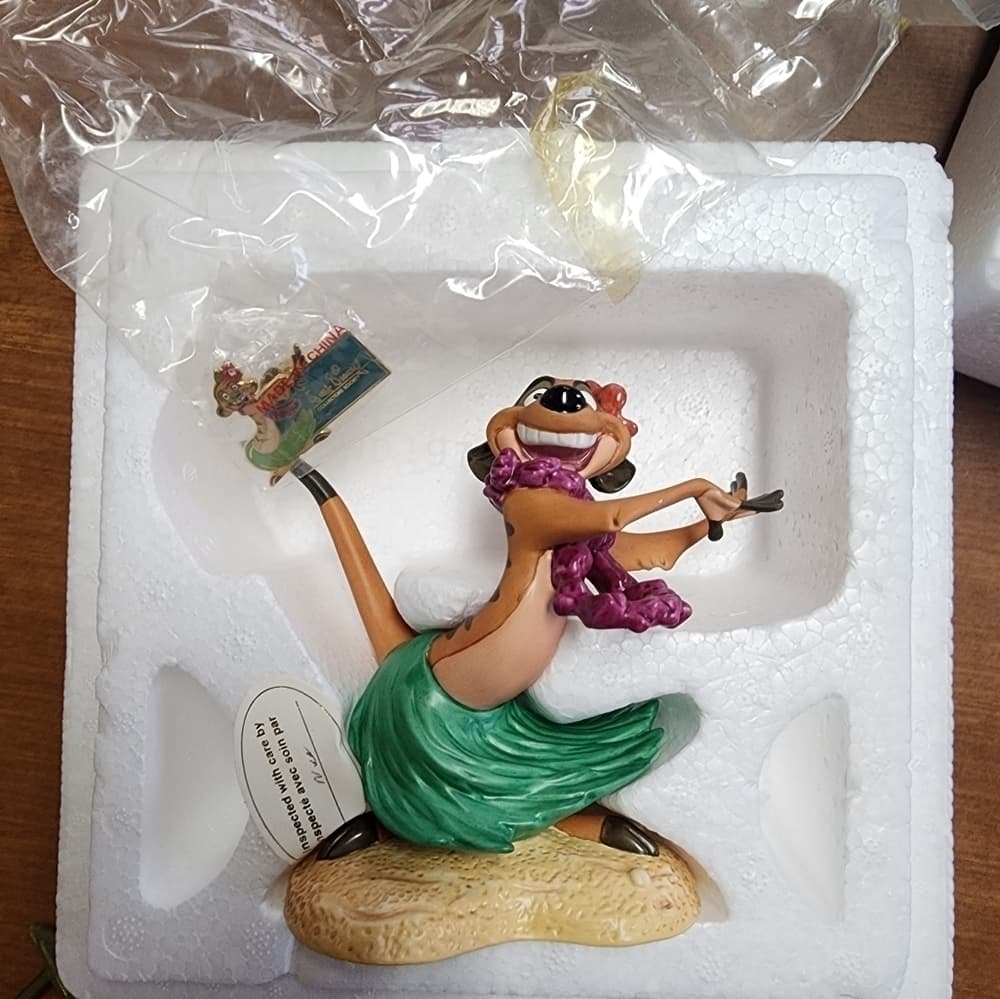 WDCC Luau! Timone From The Lion King Figurine - Thumbnail 6
