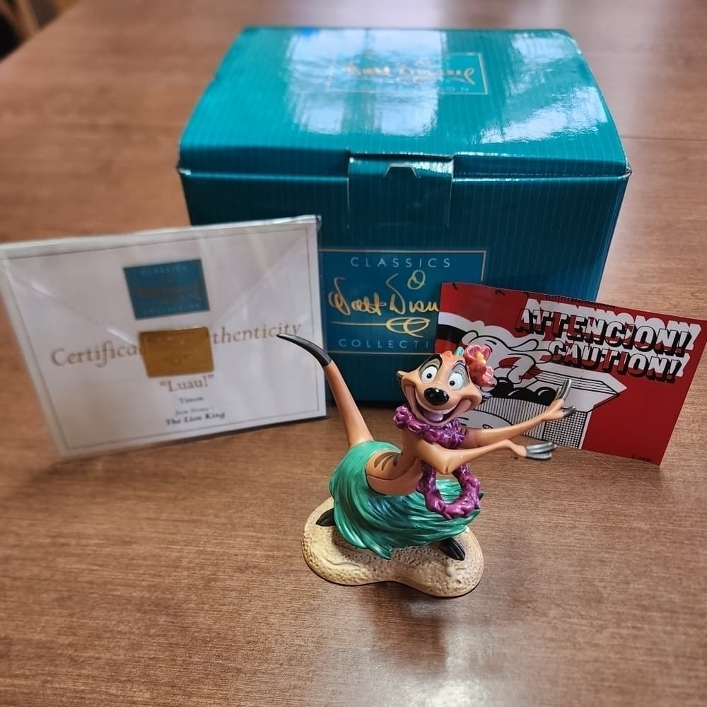 WDCC Luau! Timone From The Lion King Figurine - Thumbnail 10