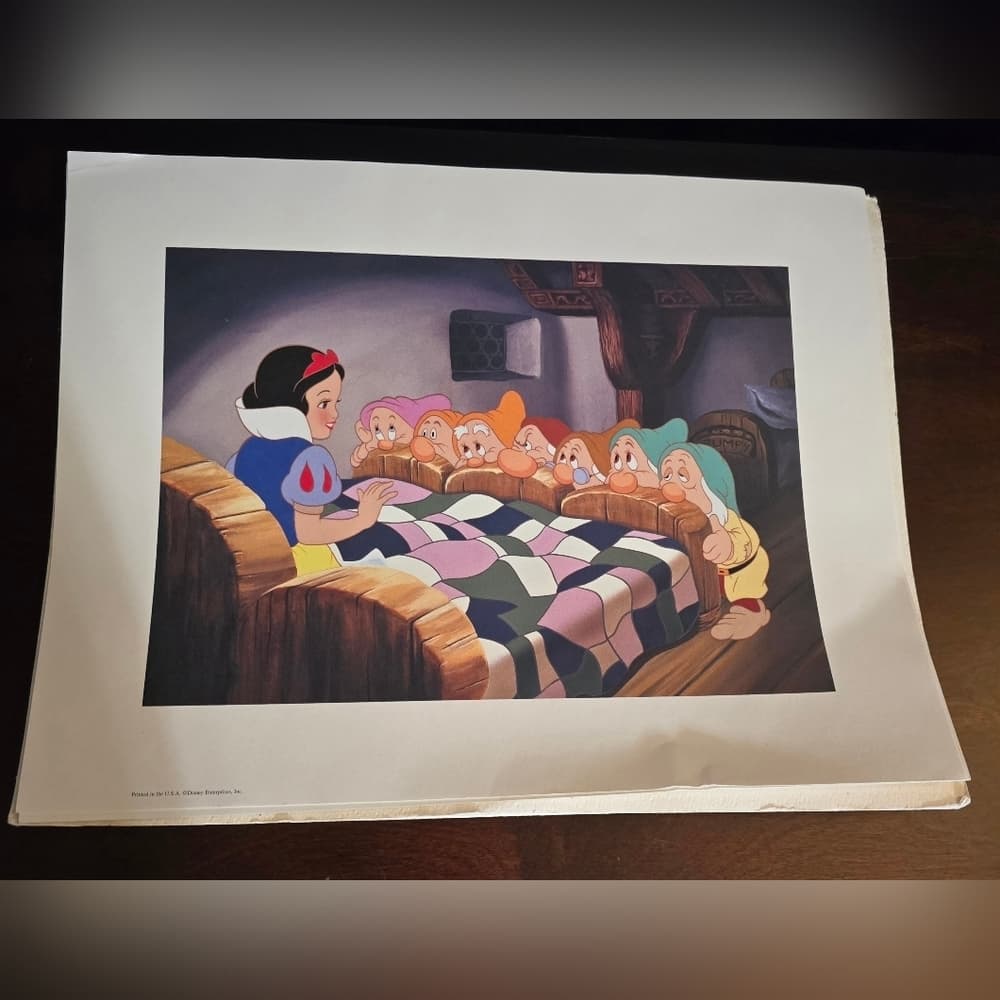 Walt Disney Exclusive Snow White Lithograph Portfolio