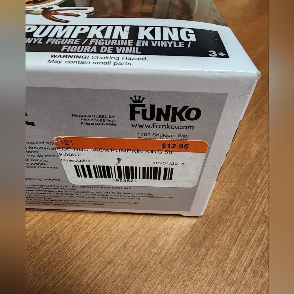 Funko POP! #153 Disney NBC Pumpkin King - Thumbnail 7