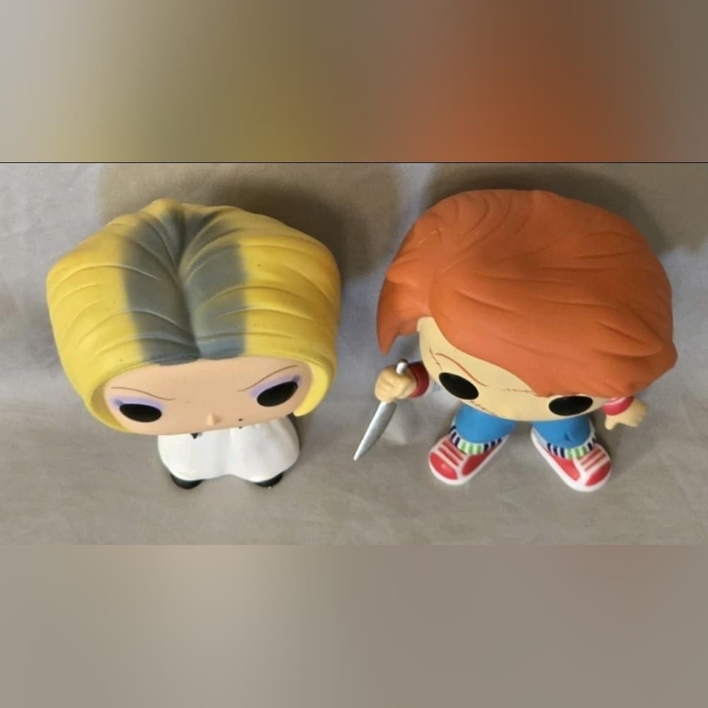 Funko POP! Movies Loose Vinyl Figures #468 Tiffany & #56 Chucky - Thumbnail 2