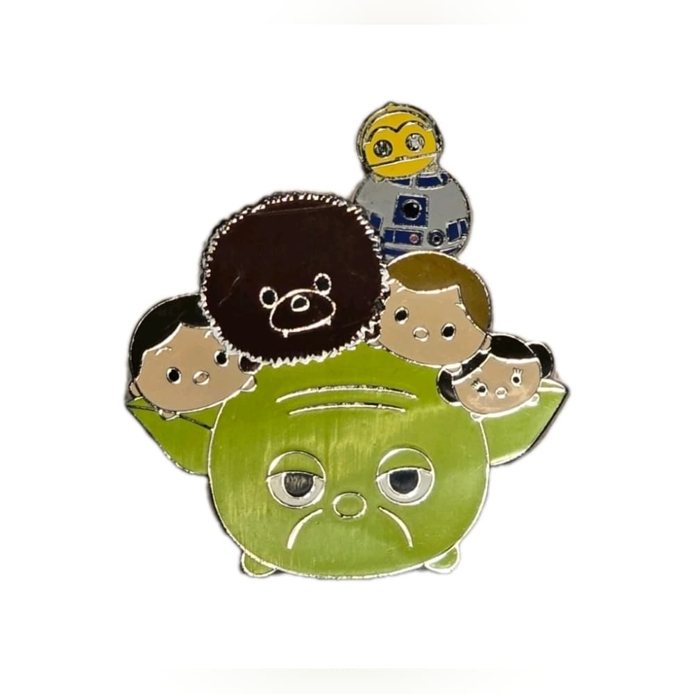 2017 Disney Star Wars Yoda Tsum Tsum Heroes Slider Pin