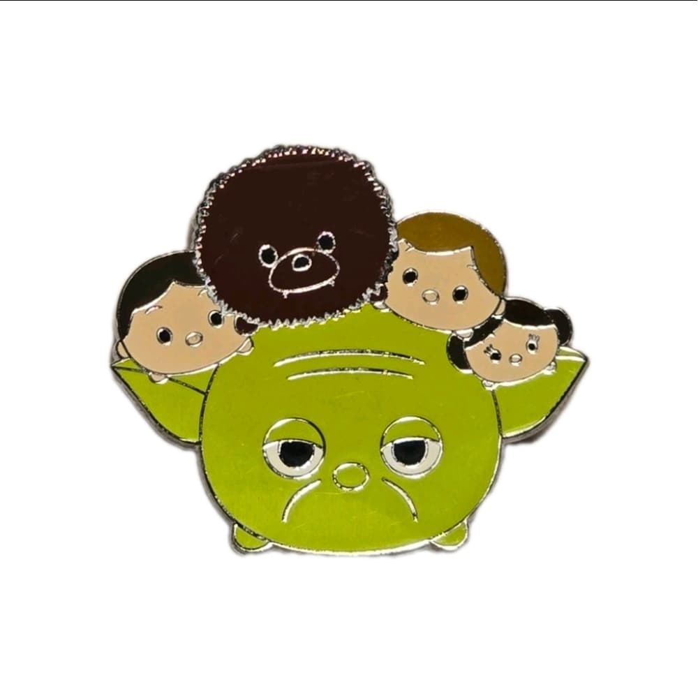 2017 Disney Star Wars Yoda Tsum Tsum Heroes Slider Pin - Thumbnail 4