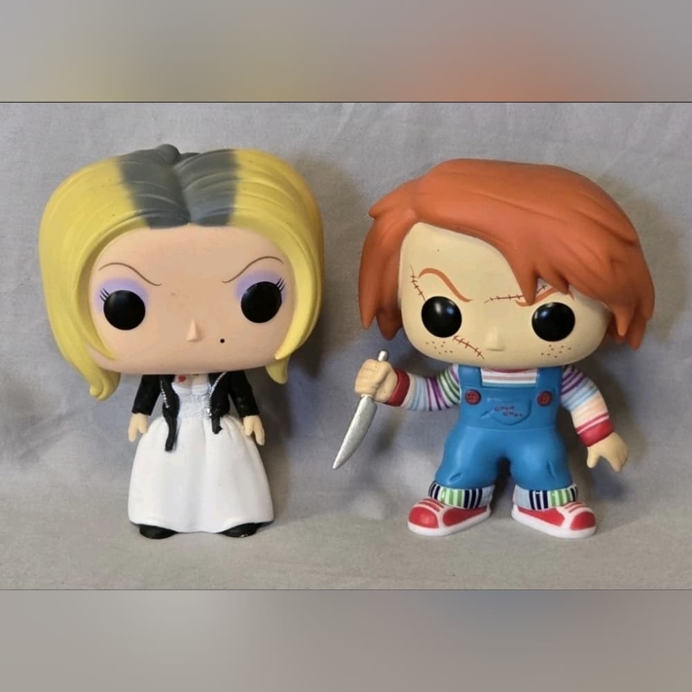 Funko POP! Movies Loose Vinyl Figures #468 Tiffany & #56 Chucky