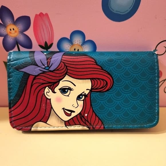 Loungefly Disney ❤️ Logo Ariel Flap Wallet - Thumbnail 9