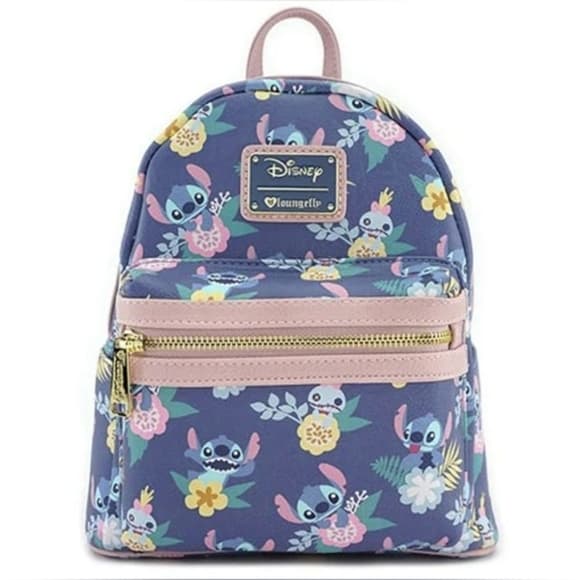Loungefly Disney Lilo & Stitch and Scrump Floral Backpack - Thumbnail 10