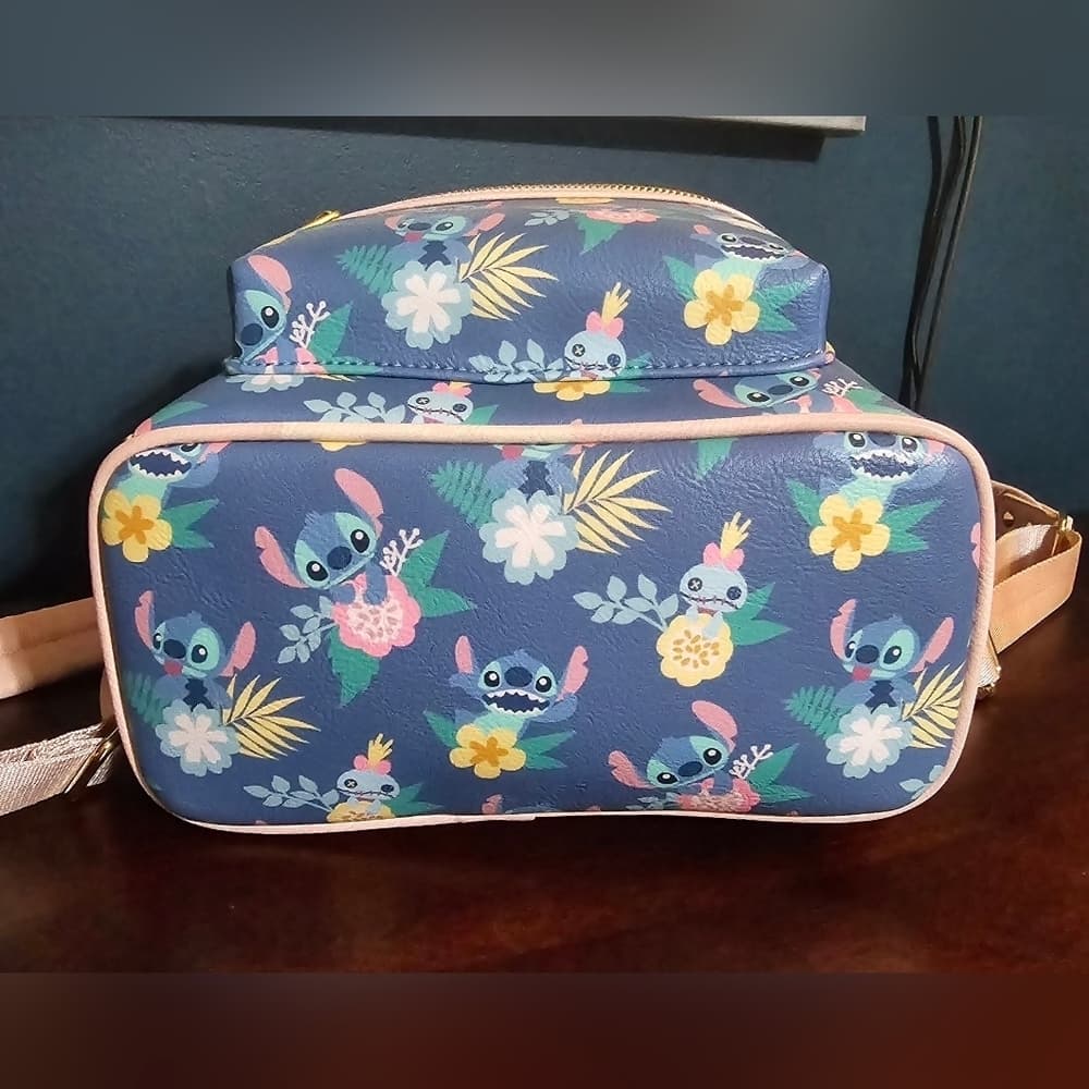 Loungefly Disney Lilo & Stitch and Scrump Floral Backpack - Thumbnail 7