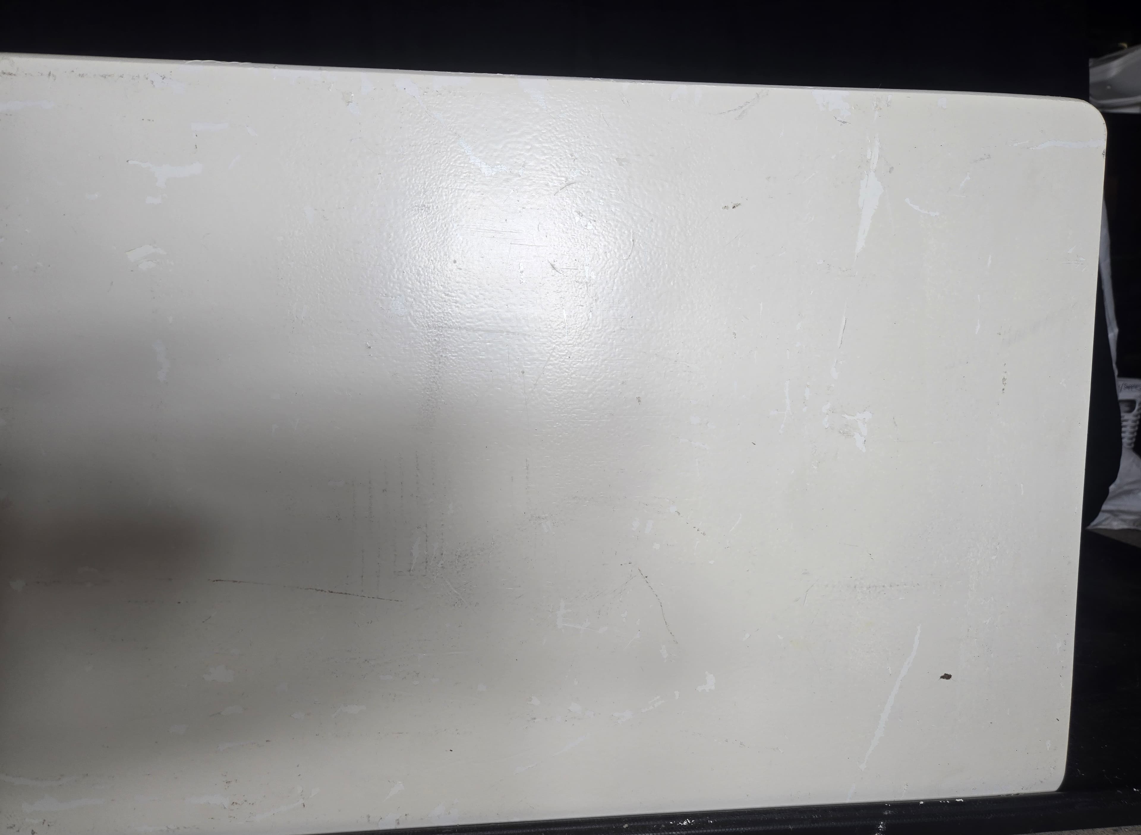 Clean White Side Table with Storage Drawer – Minimalist Style - Thumbnail 4