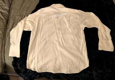 VTG Giorgio Armani Le Collezioni White Dress Shirt -Size 15/38 R - Made in Italy - Thumbnail 4