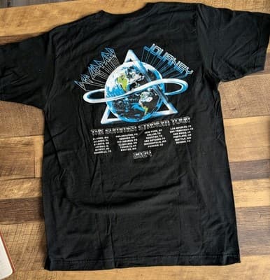Def Leppard/Journey Summer Stadium Tour 2024 Black Medium T-Shirt Double Sided - Thumbnail 6