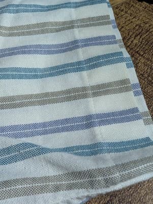 Vintage Arrow Dover Shirt 17 XL Short Sleeve Striped Button Down Made in USA 90s - Thumbnail 10