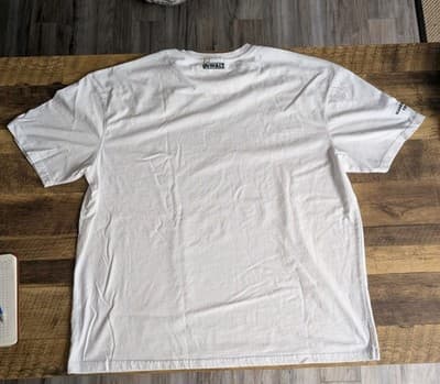 DeWALT Graphic T-Shirt Mens 2XL White Baltimore Maryland Est 1924 Workwear Tee - Thumbnail 5