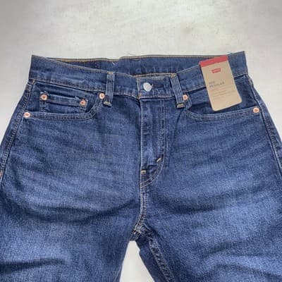 Levis 505 Men’s Jeans 30 X 29 W30 L29 New Regular Stretch Straight Leg Levi - Thumbnail 3