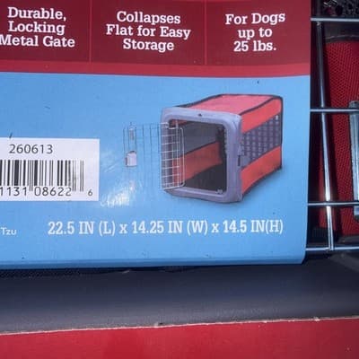 NEW Vibrant Life Small Pop Up Dog Kennel 22.50x 14.25x14.50 - Thumbnail 5
