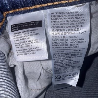 Levis 505 Men’s Jeans 30 X 29 W30 L29 New Regular Stretch Straight Leg Levi - Thumbnail 5