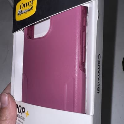 Otterbox Commuter Series Case for Apple iPhone 16 Pro Foxberry Pink MagSafe - Thumbnail 4