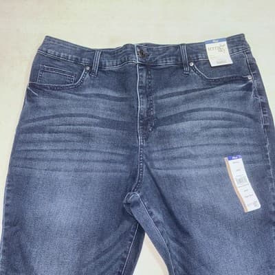 Terra & Sky Women's 18 Plus Size Skinny Jeans Size 18W New high Rise - Thumbnail 5