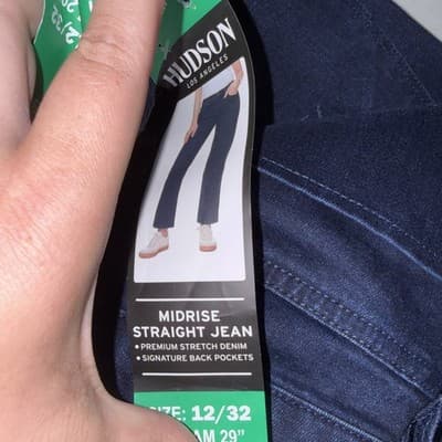 Hudson Women’s Size 12 • 29” Inseam • New • Obscurity Blue 1900970 - Thumbnail 3