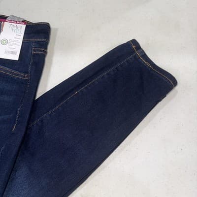 Time And Tru Jeans High Rise Skinny Stretch 8 Short - Thumbnail 6